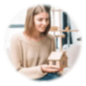 Family with New Home